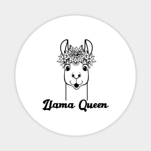 Llama Queen Magnet